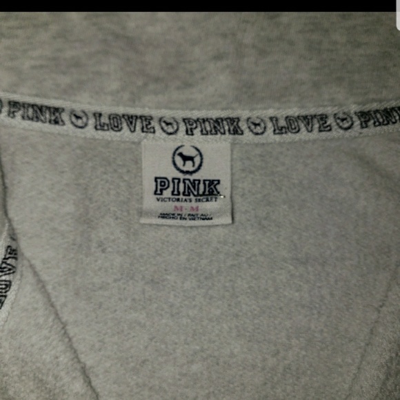 2 PINK Bundle Victoria's Secret Sweatshirt's -2 - Picture 4 of 6